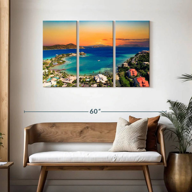 Sebbie St. Thomas US Virgin Islands, 28" H x 45" W