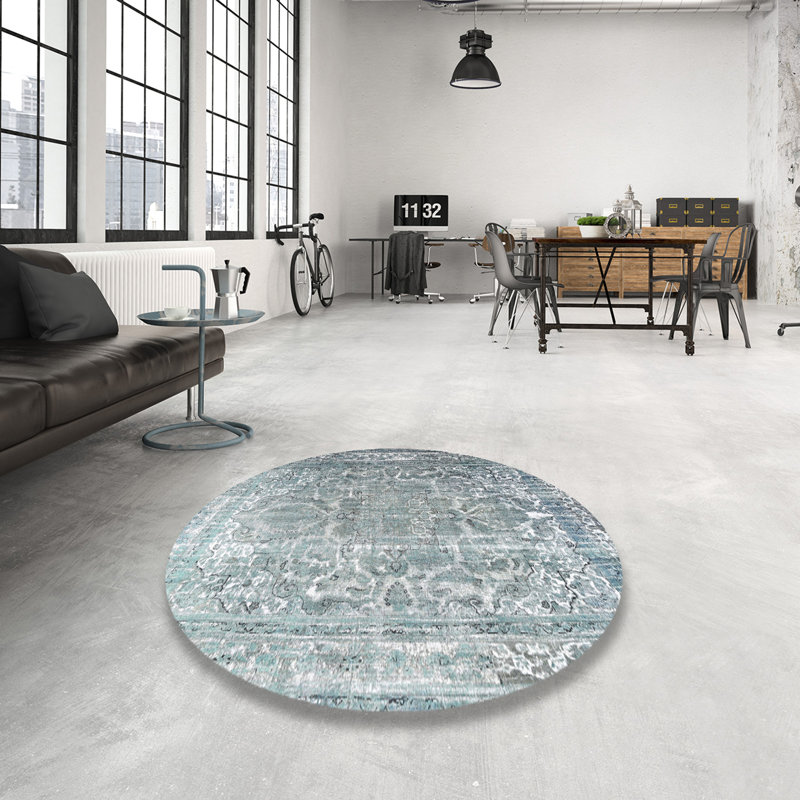 Malaptias Oriental Indoor Rug, Round 3'