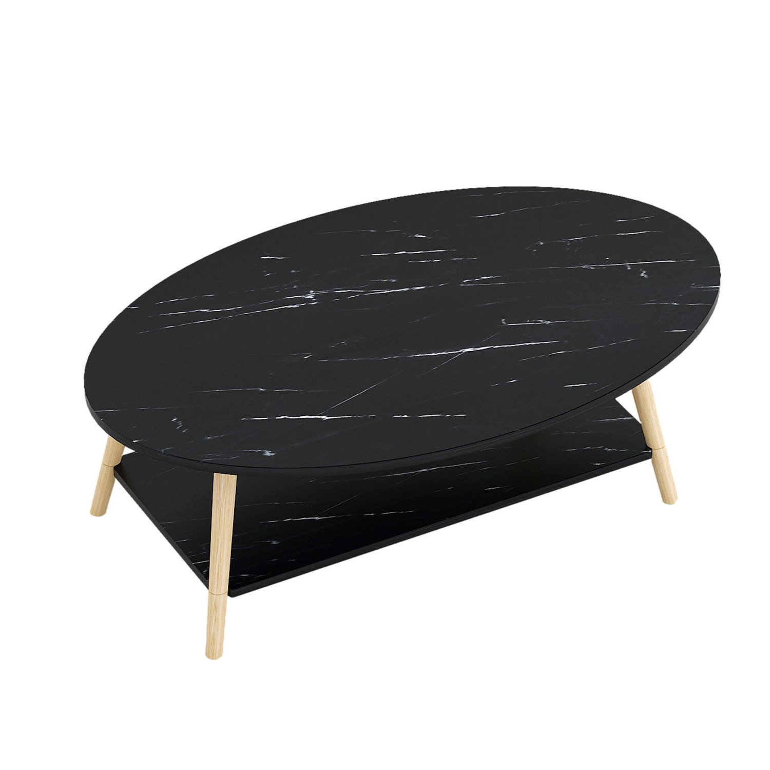 ViscoLogic Imperial Solid Coffee Table with Storage & Reviews Wayfair