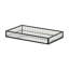 Plateau rectangulaire en verre cannelé Veldra-656790024-656790025