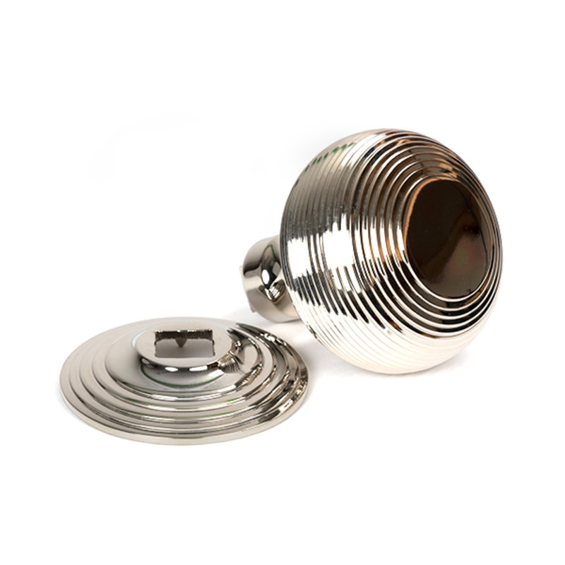 Passage Door Knob, Polished Nickel