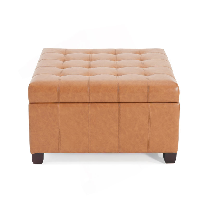 Storage Ottoman, PU（ONLY ONE OTTOMAN)