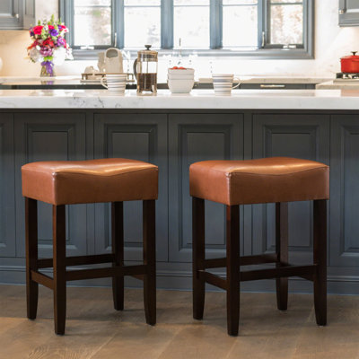 Leather Counter Stools Set, Enhancing Any Space With Comfort And Style