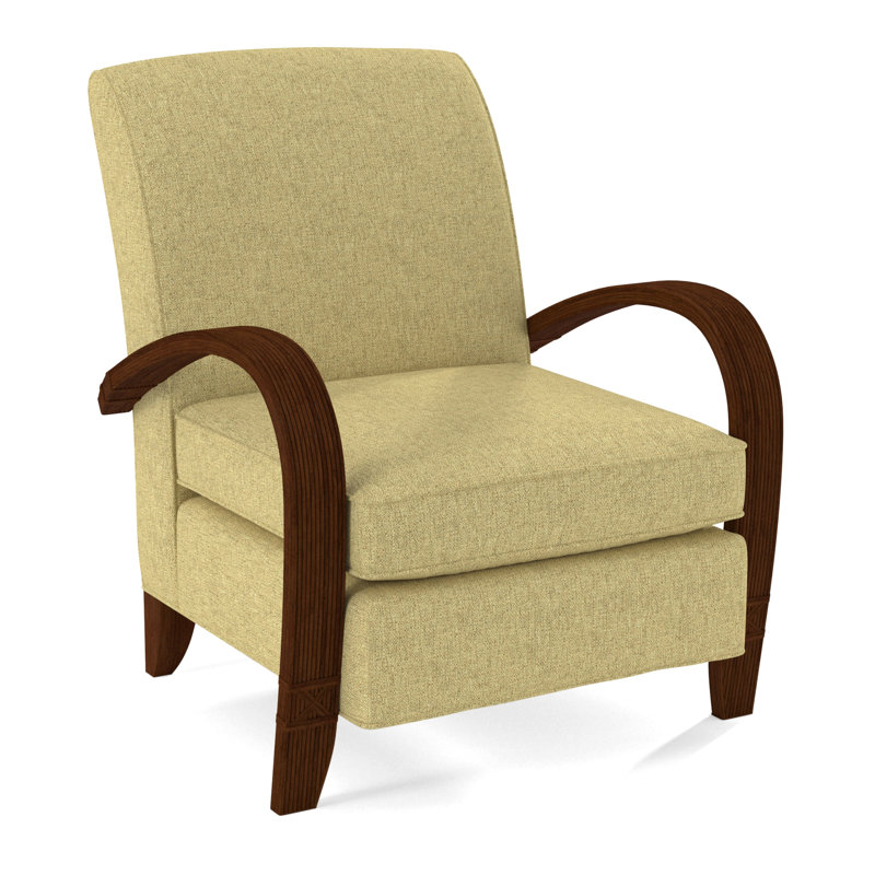 Vero Armchair, Coffee, White Performance Fabric; 0851-94