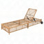 Chaise longue de patio avec dossier à 5 positions-556101480