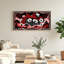 Tableau encadré « Coquelicot rouge » (1 pièce), 122 x 61 cm-578544851