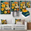 Jaune, blanc, jardin vibrant, Morning Glory - Morning Glory, art mural-762570217-762570135