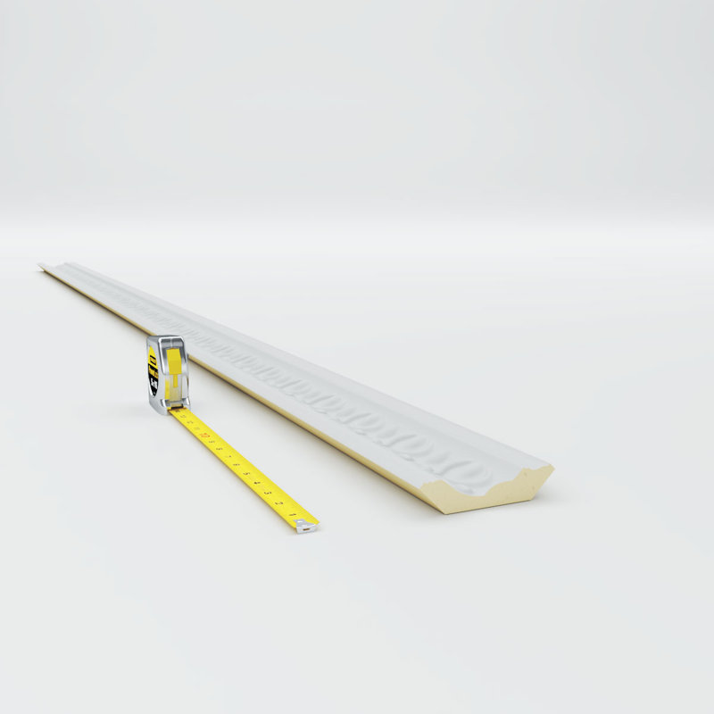 SAMPLE - Endurathane Read Crown Moulding, 3 1/8"H x 3 1/8"P x 4 1/2"F x 12"L, Factory Primed