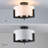 Gaspara Linen Semi Flush Mount