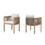 7-piece Outdoor Dining Set With Solid Wood Table