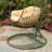 Almita 1 Person Cotton Egg Chair with Mounting Equipment, and Cushions-122361049