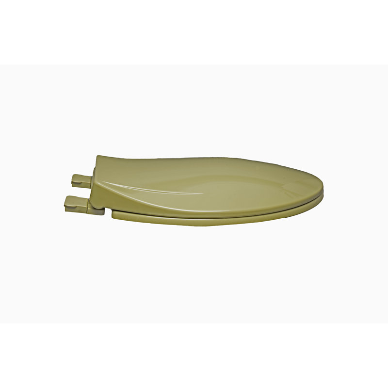 Elongated Toilet Seat and Lid, Avocado