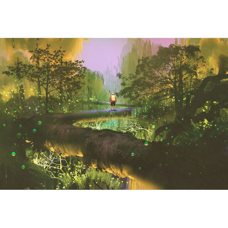 «Fantasy Forest», impression sur toile tendue, H 8 po x l 12 po