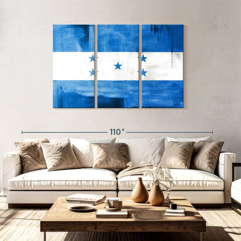 Borges Honduras, 48" H x 74" W