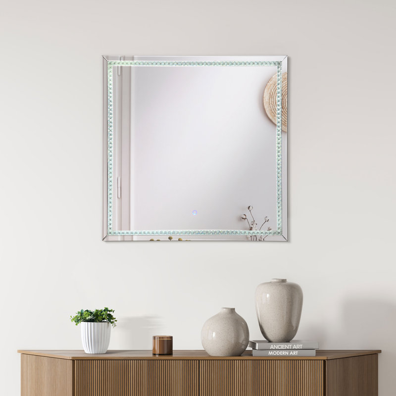 Miroir mural à DEL