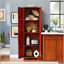 Grande armoire de rangement autoportante avec 8 portes et 4 tablettes pour une vie organisée dans n'importe quelle pièce-606649095