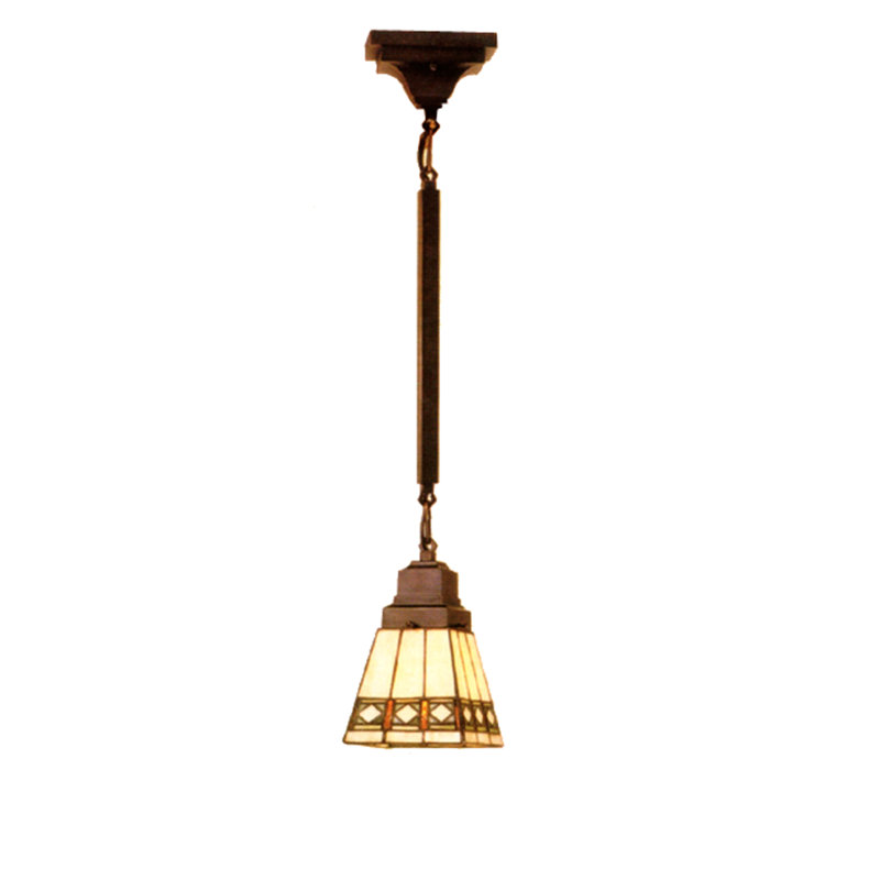 Luminaire suspendu géométrique 1 lumières simple Diamond Mission