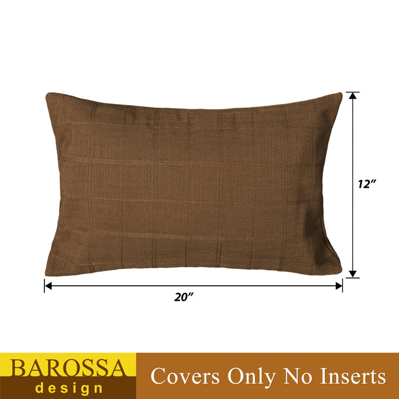 Housses pour coussins décoratifs Boho, Brique, Rectangle H 12 po x l 20 po