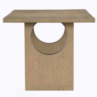 Ensemble de table de salle à manger rétro 7 pièces pour 6 personnes, ensemble de table de salle à manger en bois de 60 po pour 6 personnes avec chaises rembourrées