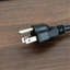 Table de bout rustique en noyer avec station de charge-887312966