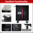 DOUBLE-DOOR CLAPBOARDl MULTI-FUNCTION TOOL CART--BLAK&RED