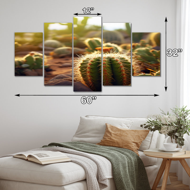 Boho Plants & Flowers Wall Decor on Metal