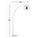 Siggi 80'' Arched Floor Lamp