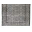 Tapis turc 5,5 x 8,6 pi surteint en laine nouée à la main grise