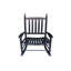Chaise berçante en bois NOIR, sans passe-partout-1574732771