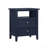 Weston Midnight Blue 2 Drawer Nightstand