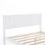 Lit plateforme double pleine grandeur avec tiroirs sous le lit - Lit de rangement, structure en bois massif
