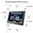Digital Electric Tabletop Clock with Alarm in Black