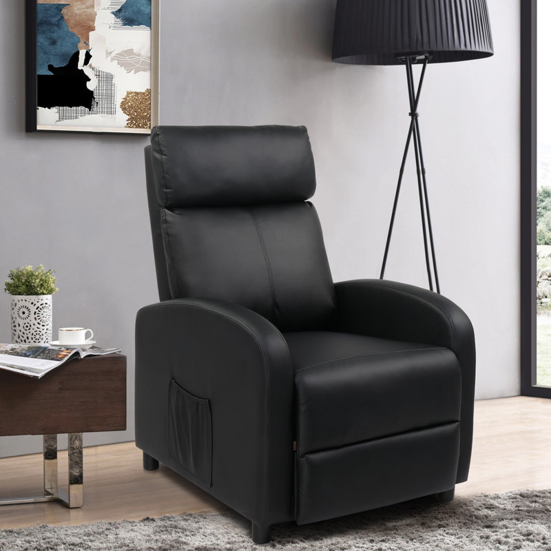 Faux Leather Heated Massage Chair