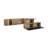 Vitruvia 2 Piece Floating Shelf with Reclaimed Wood