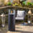 Himanshu Round Douglas Fir Wood Propane Smokeless Fire Pit Table with Hidden Fuel Tank
