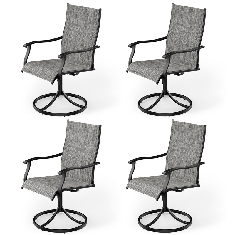 Chaises de patio pivotantes 360 ° Wishon
