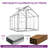 6'W X 4/6/8/10/12'D Heavy-duty Walk-in Hobby Greenhouse-91854603