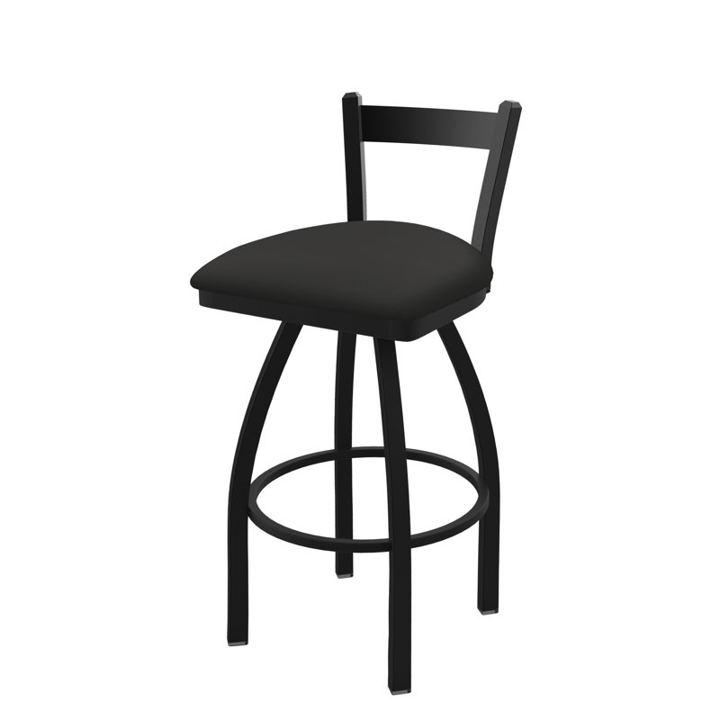 Tabouret de bar 821 Catalina, Fer Canter, Noir froissé, Tabouret de comptoir (assise de 25 po de hauteur)
