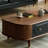 Black Walnut Coffee Table Curved Design-104037792