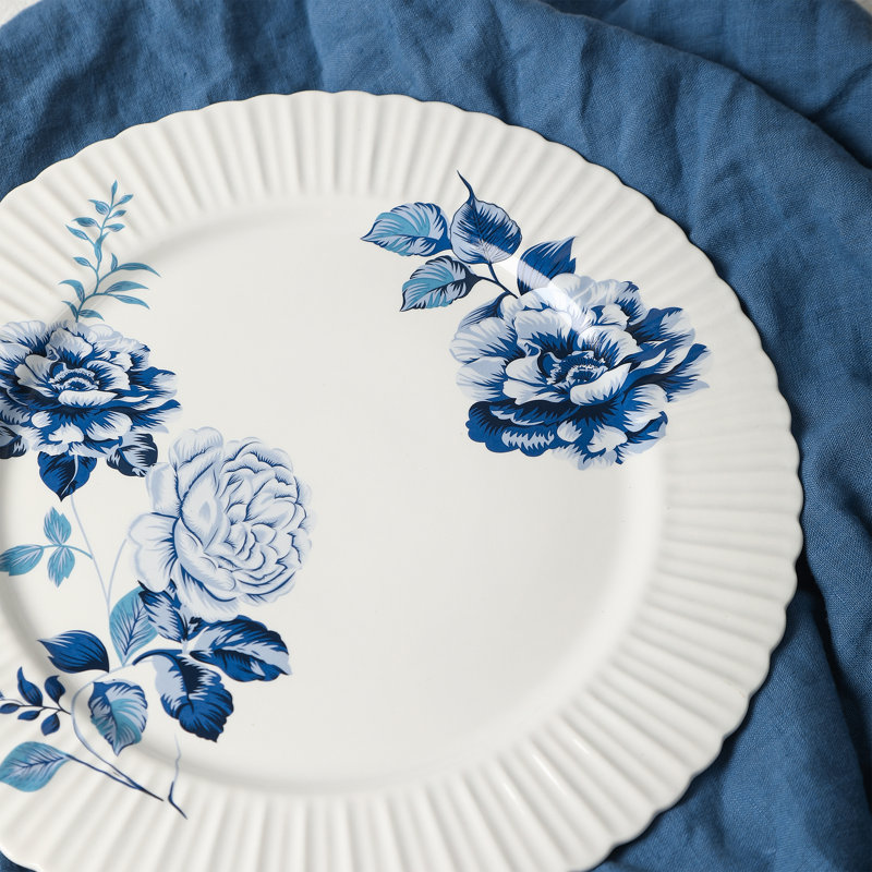 Stone Lain Fiore Dinnerware Set New Bone China, 12