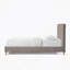 Lit moderne, lit plateforme tapissier Vireo