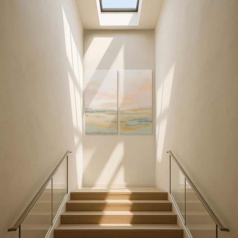 «Pastel Fields of Light II», H 48 po x l 48 po, 2