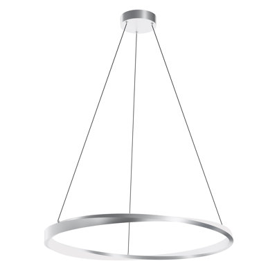 Oberon 32'' LED Pendant - Satin Nickel