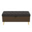 Banc de rangement avec repose-pieds rembourré Milos-299881992