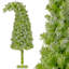 Arbre de Noël pliable de 5 pi avec 216 branches, 80 lumières DEL blanc chaud-1447334028