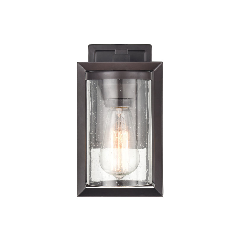 Wall Light, 10.13" H x 5.13" W x 5.13" D, Bronze