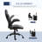 Inbox Zero Rubinstein Adjustable Ergonomic Faux Leather Swiveling PC & Racing Game Chair in Gray