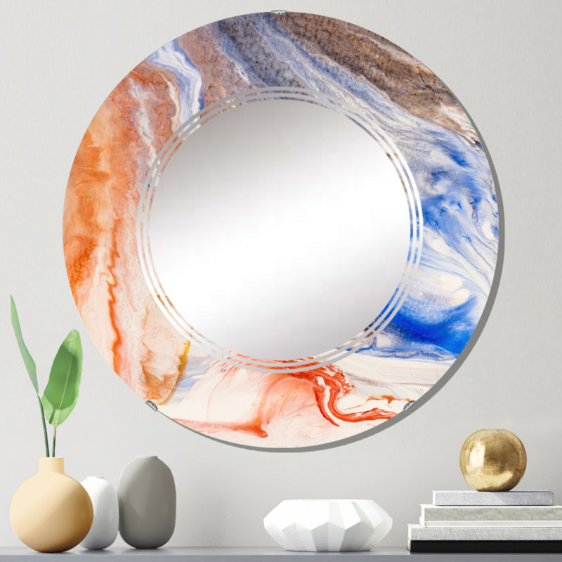 Miroir de salle de bain mural rond, 24 po x 24 po