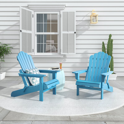 Chaise Adirondack pliante en plastique Henninger