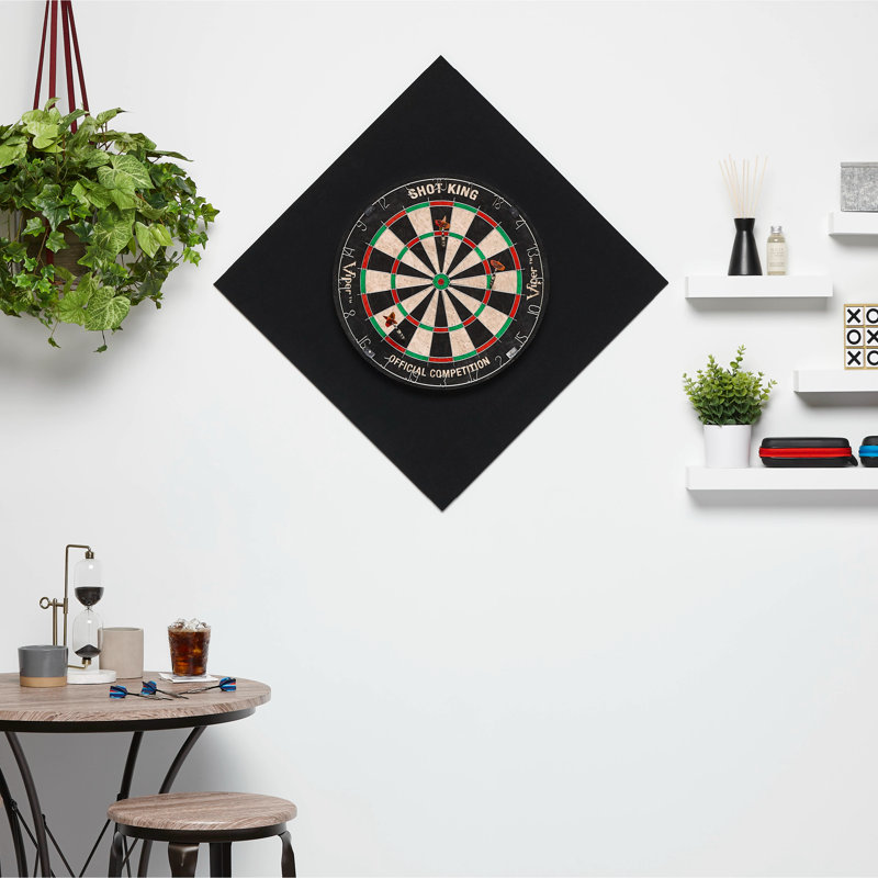 Viper EVA V-Foam Steel Tip Dart Wall Protector Backing Surround Backboard, Black
